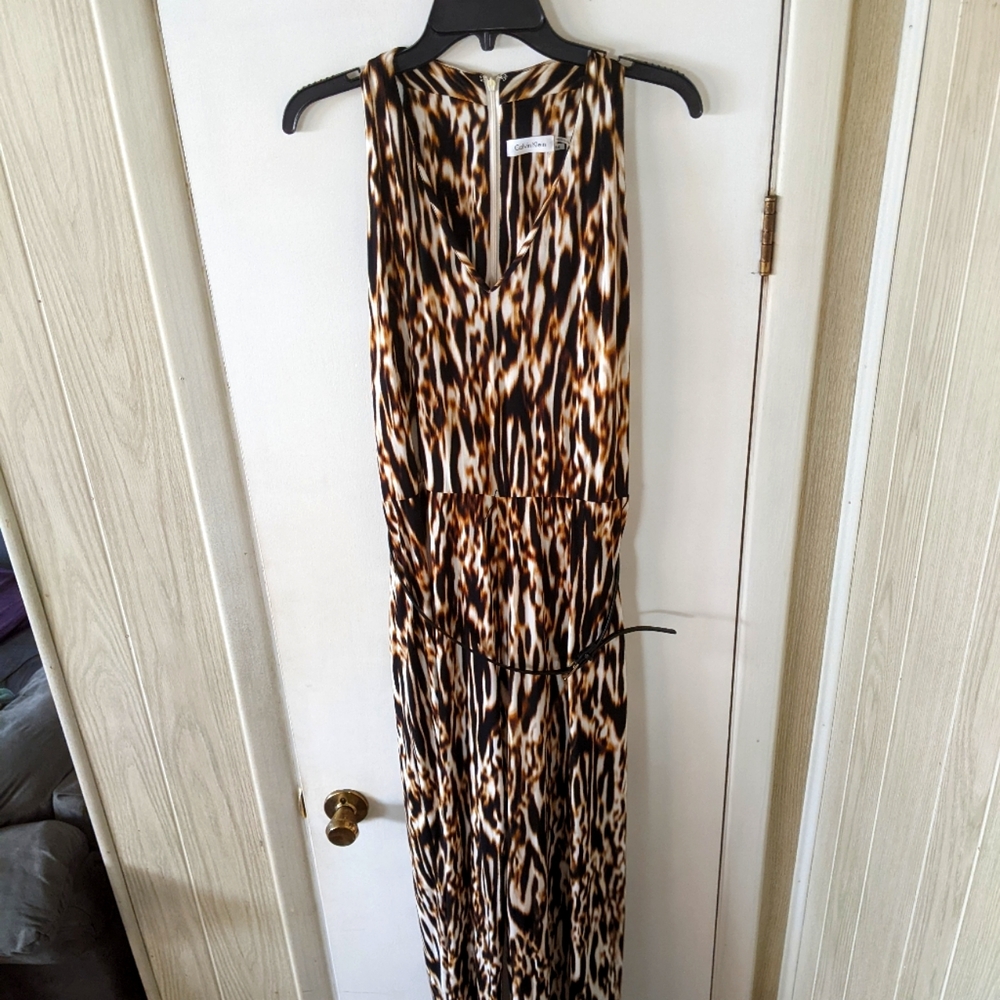 Animal print Calvin Klein jumpsuit Size 14